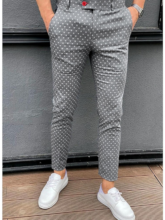 Mens Clothing Mens Bottoms | Mens Stylish Streetwear Pants Chinos Classic Pocket Full Length Pants Business Daily Spot Comfort O