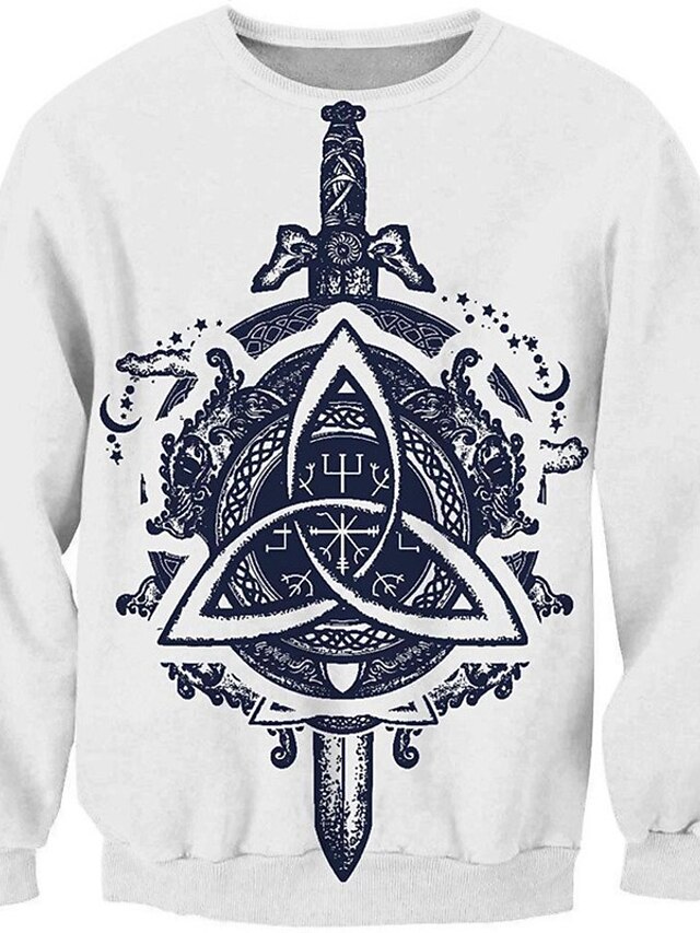 Hombre Unisexo Sudadera Estampados Estampado Diario Deportes Impresión 3D  Estampado 3D Casual Arms Sudaderas con capucha Sudaderas Blanco 8941991  2022 – $22.67