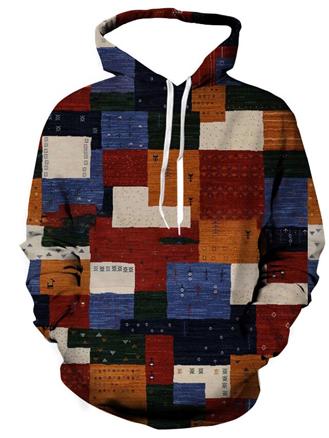 Hombre Unisexo Sudadera Con Capucha Bloque de color Estampados Estampado  Casual Diario Deportes Impresión 3D Casual De Diseño Sudaderas con capucha Sudaderas  Vino 8967936 2022 – $24.83