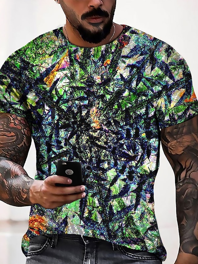 KIKOY Mens New 3D Print Cool Guys Fashion Crew Neck Loose Casual Sweatshirt 