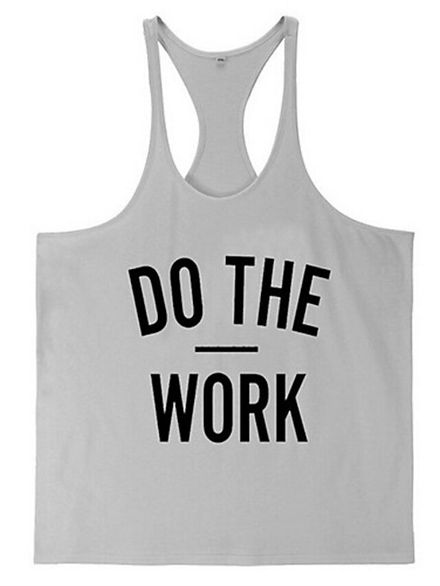 Men's Tank Top Shirt Vest Top Undershirt Sleeveless Shirt Graphic