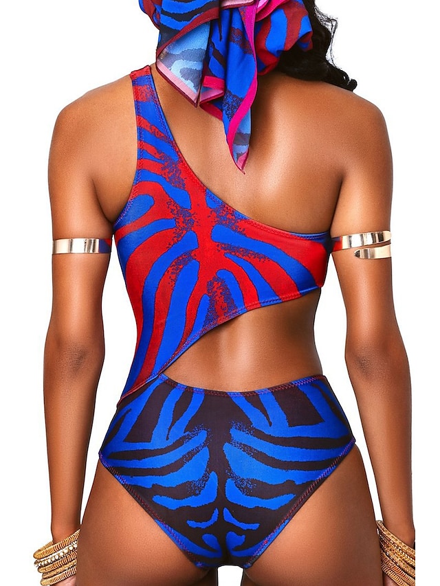 Womens Clothing Womens Swimwear | Womens Swimwear One Piece Monokini Bathing Suits trikini Normal Swimsuit Open Back Cut Out Sna