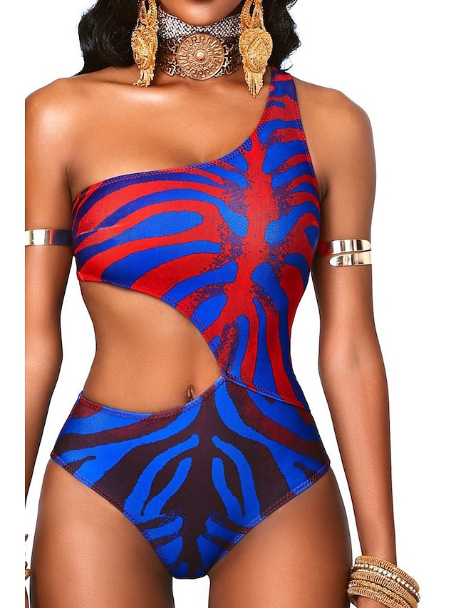 Womens Clothing Womens Swimwear | Womens Swimwear One Piece Monokini Bathing Suits trikini Normal Swimsuit Open Back Cut Out Sna