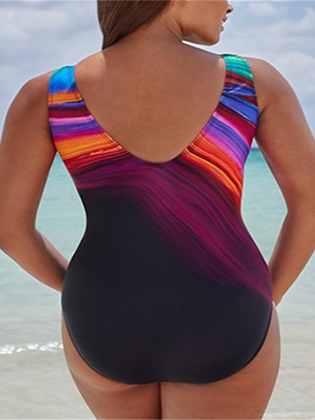 Womens Clothing Womens Swimwear | Womens Swimwear One Piece Monokini Bathing Suits Plus Size Swimsuit Backless Modest Swimwear T