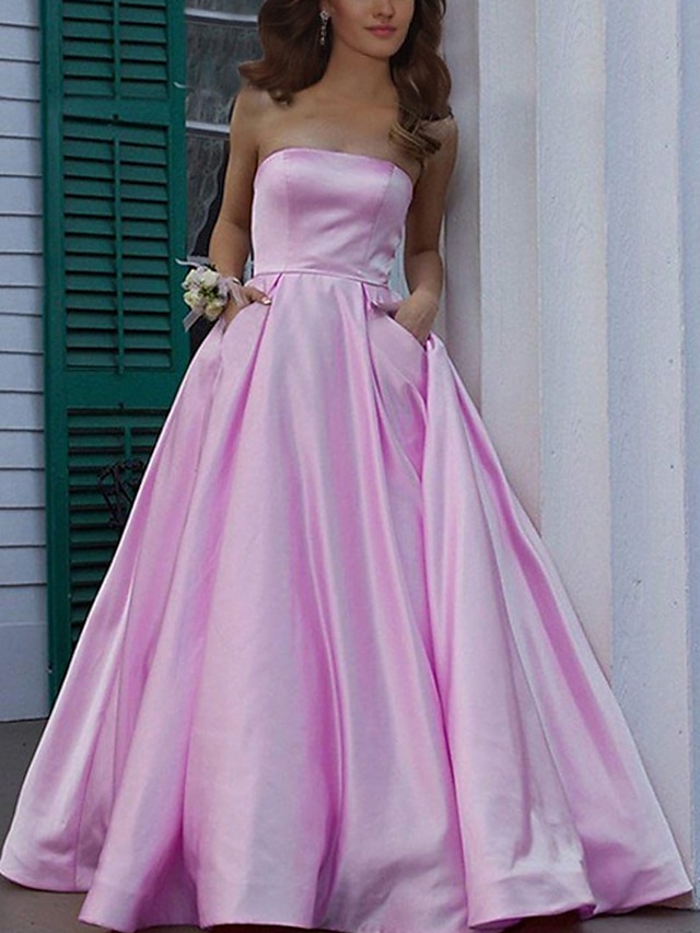 Ball Gown Prom Dresses Cute Dress Prom Floor Length Sleeveless ...