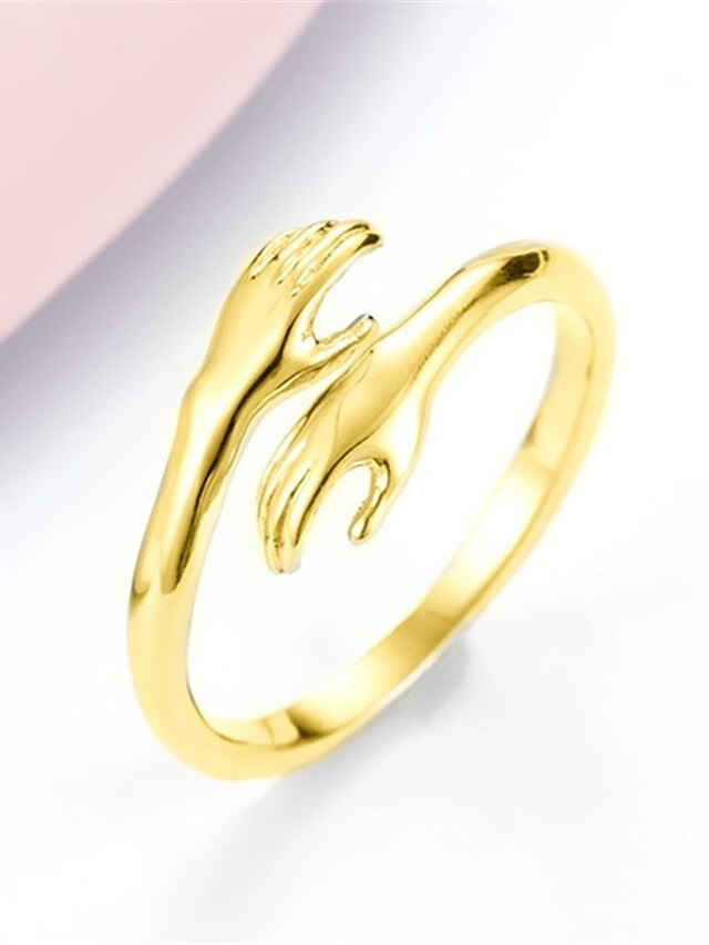 Womens Clothing Womens Accessories | Womens Rings Chic & Modern Street Geometry Ring - OG34868