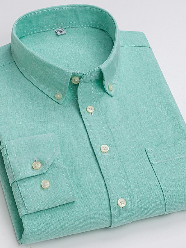 Men's Dress Shirt Button Down Shirt Collared Shirt Oxford Shirt A B F G