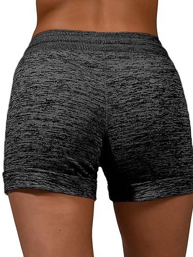 Womens Clothing Womens Bottoms | Womens Casual / Sporty Athleisure Shorts Slacks Side Pockets Elastic Drawstring Design Print Sh