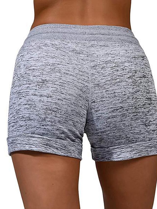 Womens Clothing Womens Bottoms | Womens Casual / Sporty Athleisure Shorts Slacks Side Pockets Elastic Drawstring Design Print Sh