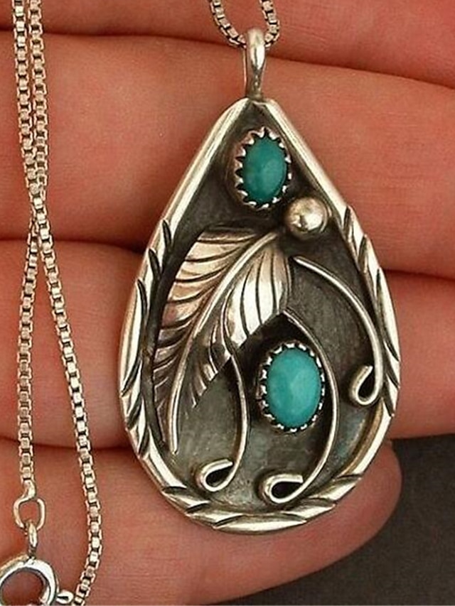  Women's necklace Vintage Outdoor Leaf Necklaces