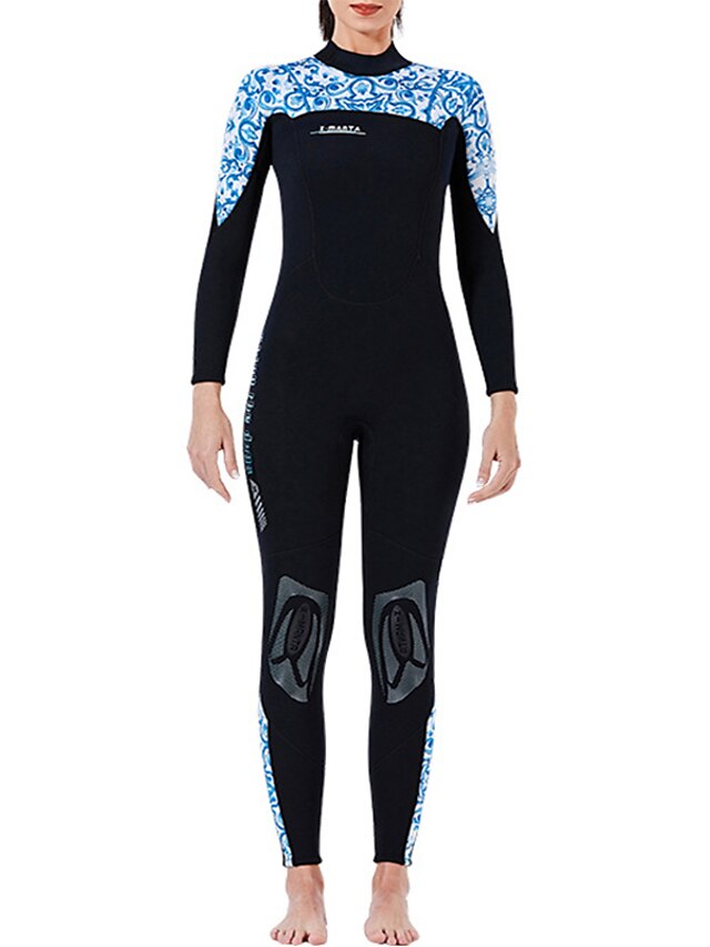 Sports & Outdoors Surfing, Diving & Snorkeling | Dive&Sail Womens Full Wetsuit 3mm SCR Neoprene Diving Suit Thermal Warm UPF50+ 