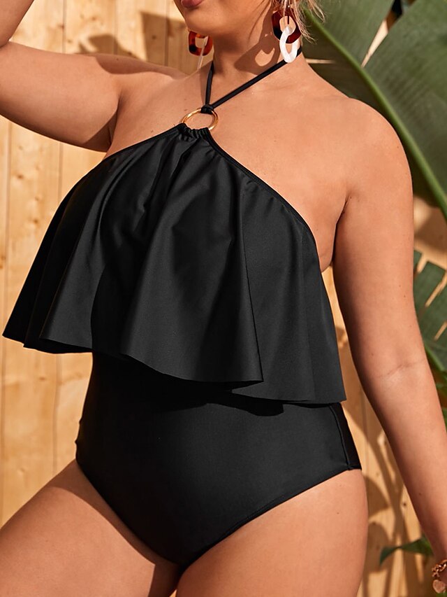 Womens Clothing Womens Swimwear | Womens Swimwear One Piece Monokini Bathing Suits Plus Size Swimsuit Modest Swimwear Tummy Cont