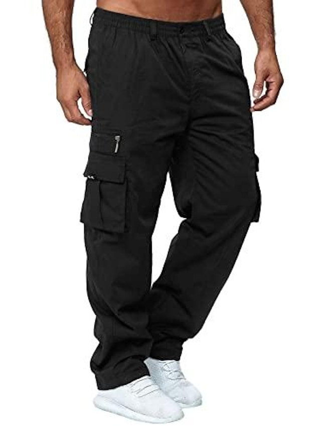 mens double pocket cargo pants