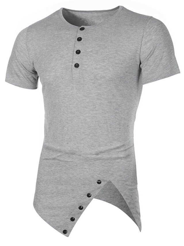 HERREN LEINEN HEMDEN Kurzarm Hemd Knopf Bluse Hemd Freizeit Hemdbluse