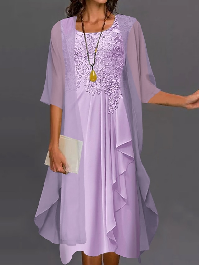 100% silk dress women autumn retro A-line printing loose plus size dress S-3XL