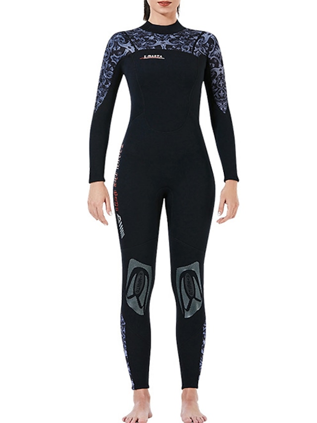 Sports & Outdoors Surfing, Diving & Snorkeling | Dive&Sail Womens Full Wetsuit 3mm SCR Neoprene Diving Suit Thermal Warm UPF50+ 