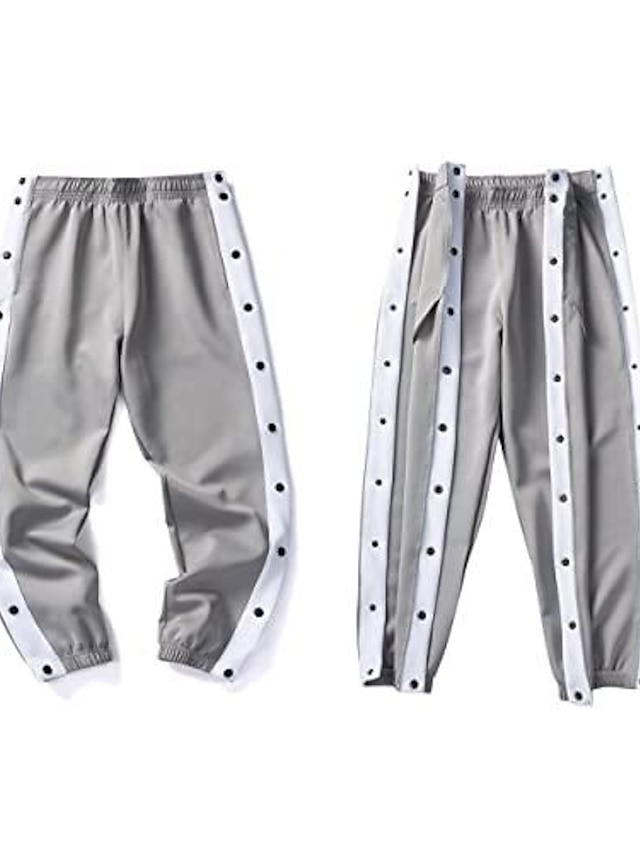 Men's Custom Basketball Pants Button 