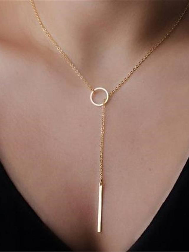 Womens Clothing Womens Accessories | Womens necklace Chic & Modern Daily Geometry Necklaces / Gold / Silver / Fall / Winter / Sp