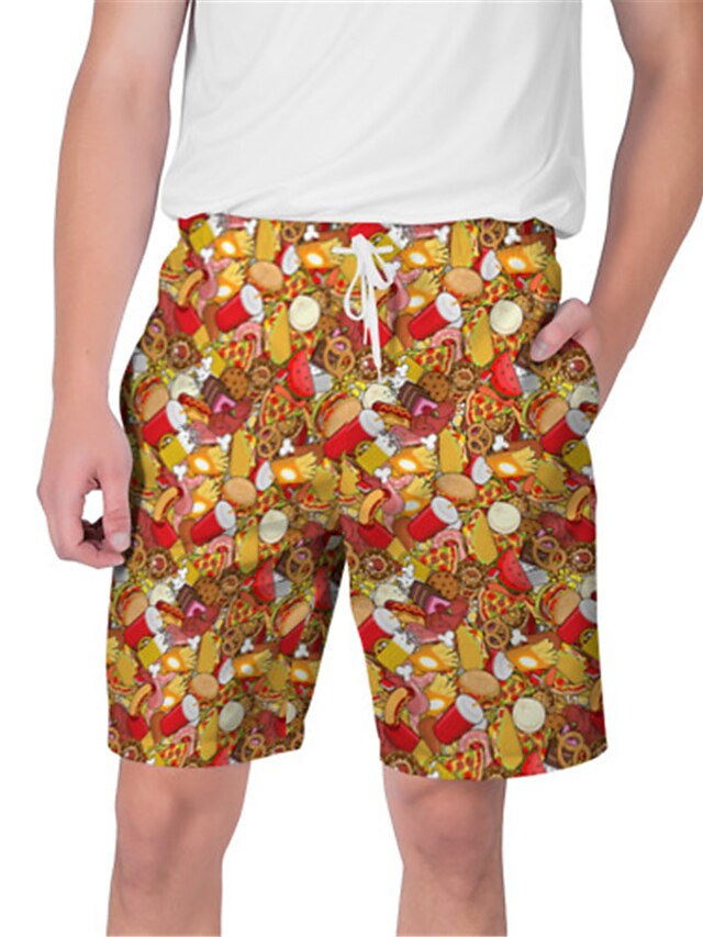 Men's Streetwear Hawaiian Shorts Beach 