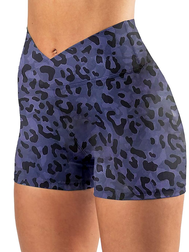 Womens Clothing Womens Bottoms | Womens Casual / Sporty Athleisure Shorts Print Short Pants Weekend Yoga Stretchy Camouflage Tie