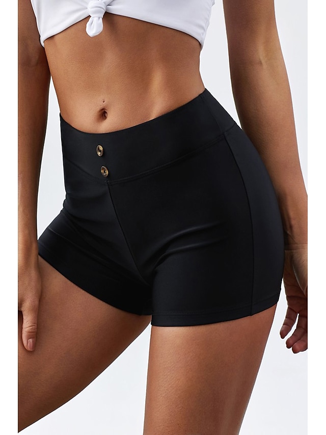 Womens Clothing Womens Bottoms | Womens Casual / Sporty Athleisure Shorts Hot Pants Short Pants Casual Weekend Stretchy Plain Co