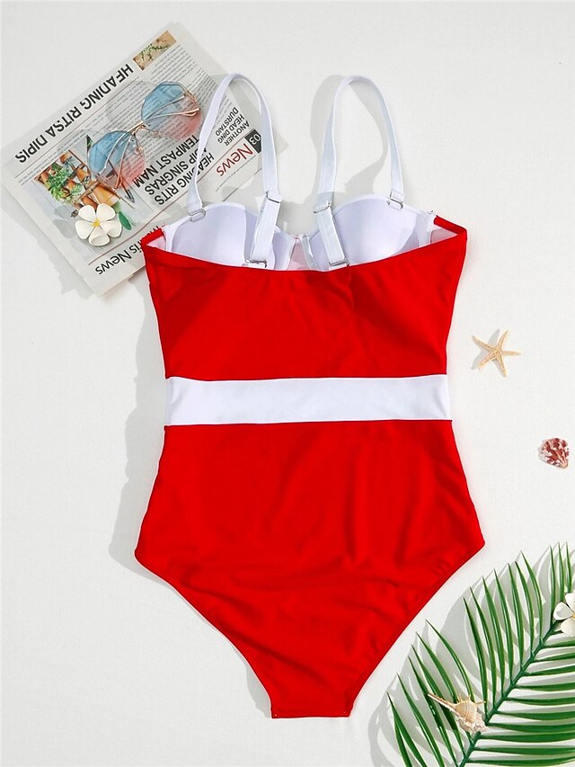 Women's Swimwear One Piece Monokini Bathing Suits Normal Swimsuit