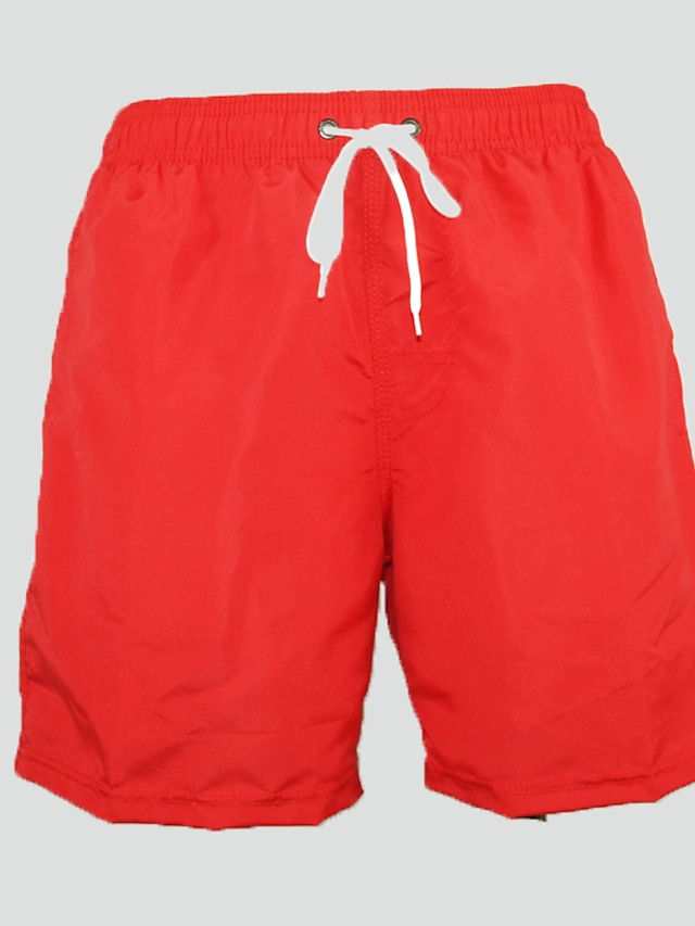 Mens Clothing Mens Bottoms | Mens Casual Fashion Shorts Beach Shorts Pocket Elastic Waist Short Pants Sports Outdoor Daily Micro