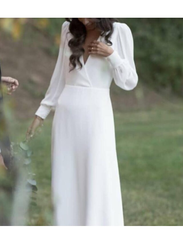 Sheath/Column V-Neck Ruched Long Formal Dresses with Open V-Back & Watteau Train