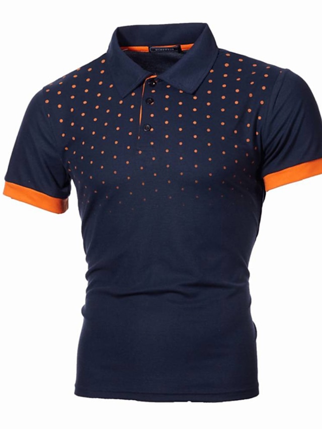  Ανδρικά Πουκάμισο τένις Φανέλα POLO Causal Καθημερινά Γιακάς Απορρίπτω Κοντομάνικο Κομψό στυλ street Βασικό Συνδυασμός Χρωμάτων Κουρελού Λεπτό Μαύρο Ρουμπίνι Βαθύ μπλε Γκρίζο Πουκάμισο τένις