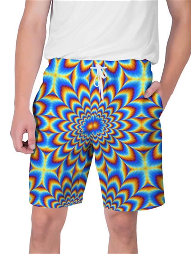 Men's Streetwear Hawaiian Shorts Board 