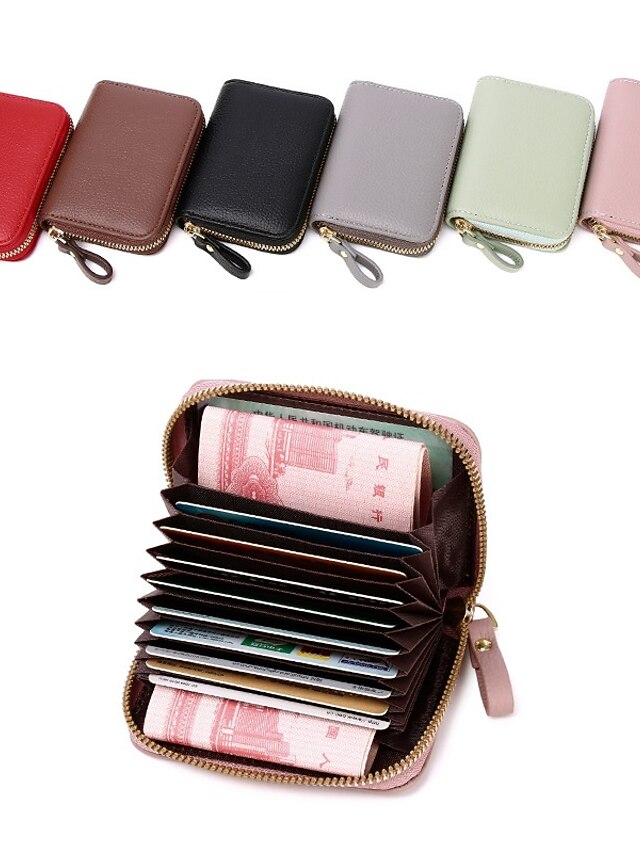 unisex antitheft wallet card case men's and women's card holder card