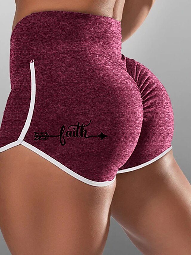 Womens Clothing Womens Bottoms | Womens Casual / Sporty Athleisure Shorts Ruched Butt Lifting Short Pants Leisure Sports Weekend