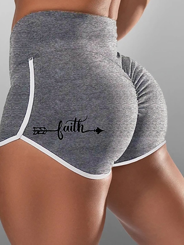 Womens Clothing Womens Bottoms | Womens Casual / Sporty Athleisure Shorts Ruched Butt Lifting Short Pants Leisure Sports Weekend