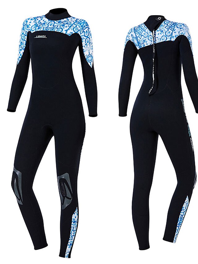 Sports & Outdoors Surfing, Diving & Snorkeling | Dive&Sail Womens Full Wetsuit 3mm SCR Neoprene Diving Suit Thermal Warm UPF50+ 