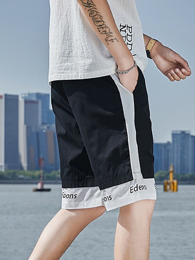 Mens Clothing Mens Bottoms | Mens Stylish Casual / Sporty Chinos Shorts Drawstring Pocket Elastic Waist Short Pants Sports Outdo