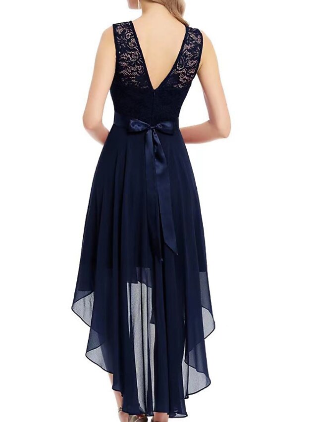 Womens Clothing Womens Dresses | Womens Party Dress Maxi long Dress Black Khaki Royal Blue Dark Blue Red Sleeveless Pure Color L