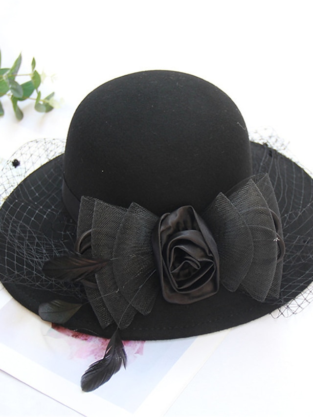 Womens Clothing Womens Accessories | Womens Classic & Timeless Bucket Hat Party Dailywear Holiday Floral Bow Floral Black Gray H