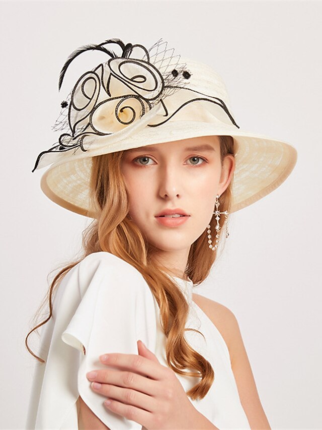 Womens Clothing Womens Accessories | Womens Chic & Modern Bucket Hat Sun Hat Party Dailywear Holiday Floral Floral Beige Black H