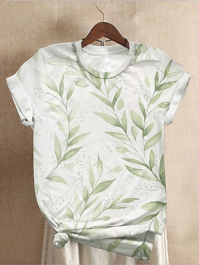 diseño de flores tallas grandes Camiseta de manga corta para mujer con cremallera y cuello en V para verano Henley 