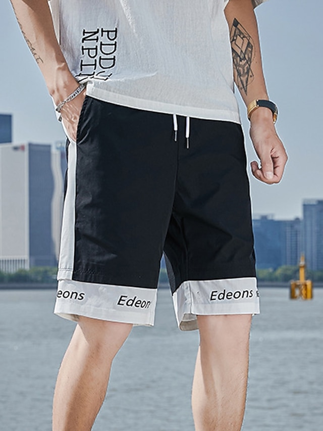 Mens Clothing Mens Bottoms | Mens Stylish Casual / Sporty Chinos Shorts Drawstring Pocket Elastic Waist Short Pants Sports Outdo