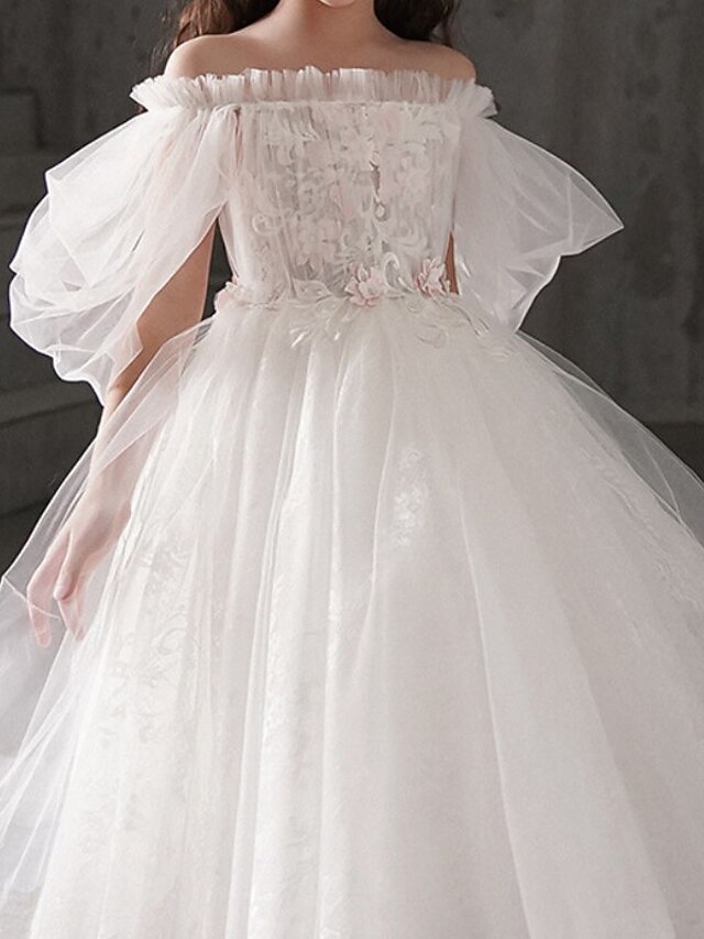 Robe Floral Bouffante Courte Manches Maille Ruche Rétro - Taille Unique - Neuf Avec Étiquettes - Style Vintage