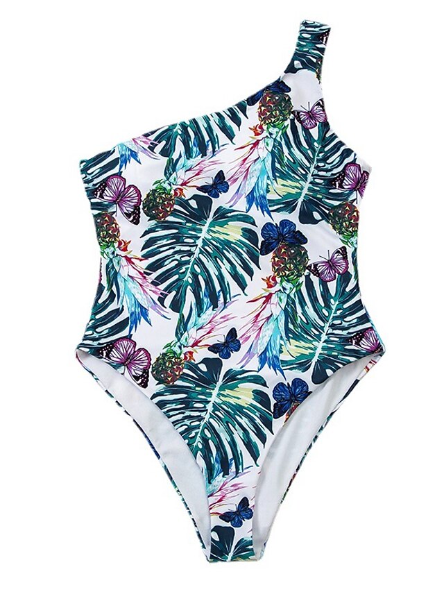 Womens Clothing Womens Swimwear | Womens Swimwear One Piece Monokini Bathing Suits Normal Swimsuit Water Sports Tummy Control Op