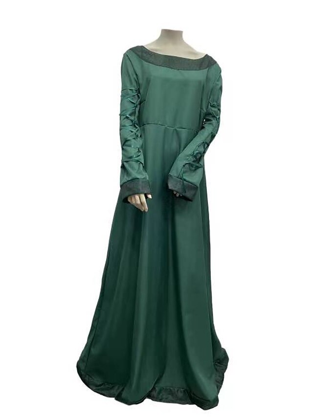 Retro Vintage Medieval Vintage Dress Dress Tunic Dress Long Length