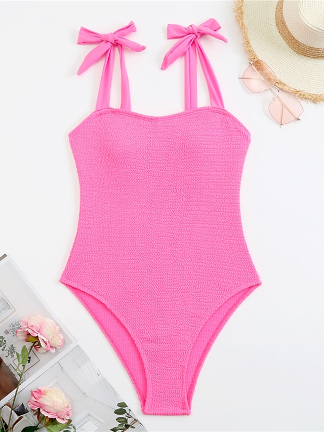 Womens Clothing Womens Swimwear | Womens Swimwear One Piece Monokini Bathing Suits Normal Swimsuit Tummy Control Open Back High 