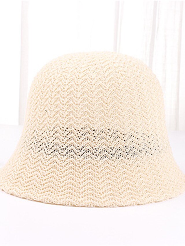 Womens Clothing Womens Accessories | Womens Outdoor Straw Hat Holiday Outdoor Weekend Pure Color Pure Color Beige Khaki Hat Port