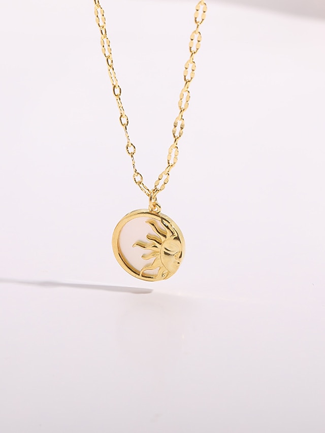 Womens Clothing Womens Accessories | Womens necklace Chic & Modern Street Moon Necklaces - FN82611