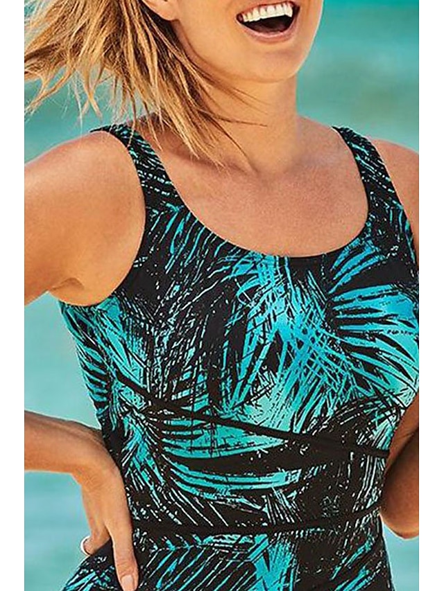 Womens Clothing Womens Swimwear | Womens Swimwear One Piece Monokini Bathing Suits Normal Swimsuit Water Sports Tummy Control Op