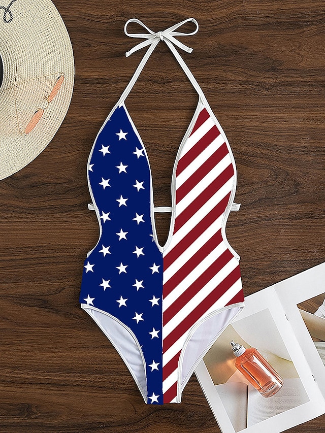 Womens Clothing Womens Swimwear | Womens Swimwear One Piece Monokini Bathing Suits trikini Normal Swimsuit Backless Tummy Contro