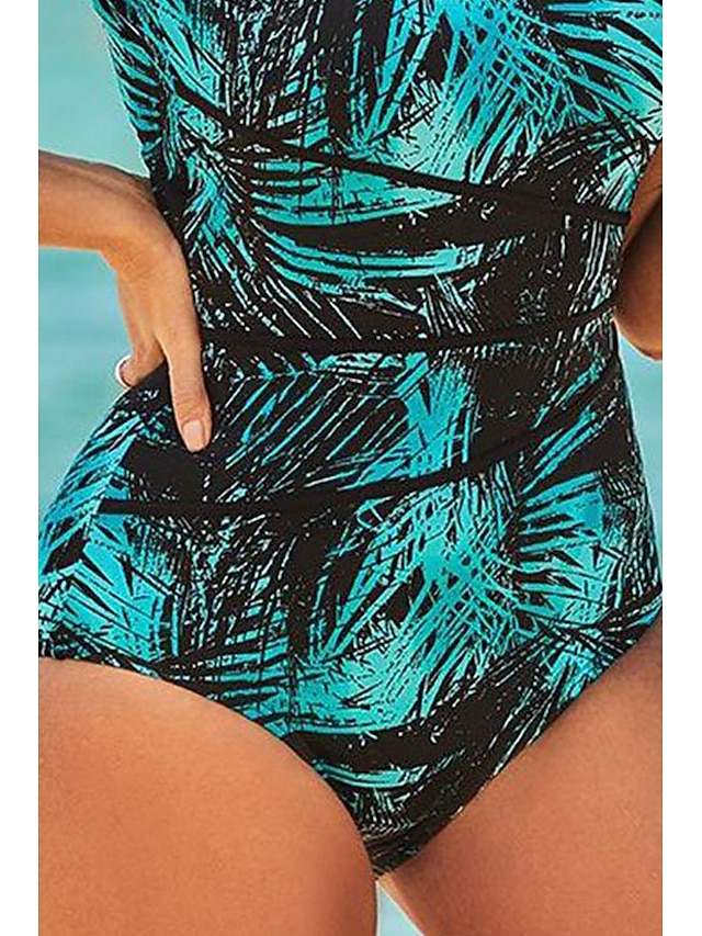 Womens Clothing Womens Swimwear | Womens Swimwear One Piece Monokini Bathing Suits Normal Swimsuit Water Sports Tummy Control Op