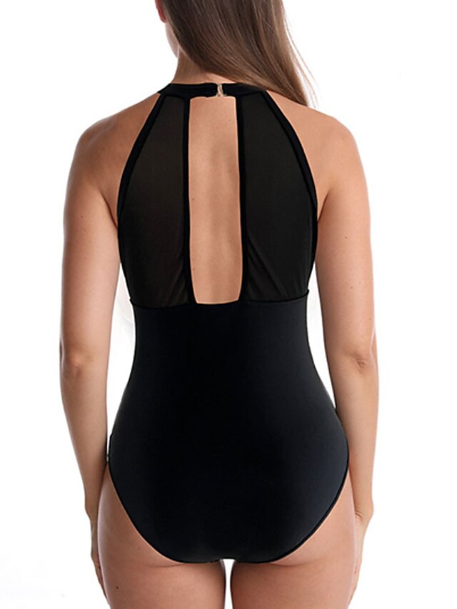 Womens Clothing Womens Swimwear | Womens Swimwear One Piece Monokini Bathing Suits Normal Swimsuit Water Sports Tummy Control Me